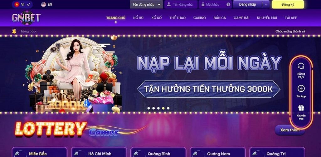 Hướng dẫn nạp tiền GNbet an toàn và nhanh chóng