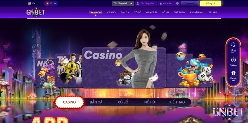 Casino trực tuyến GNbet – Tổng hợp 3 lý do bạn nên tham gia