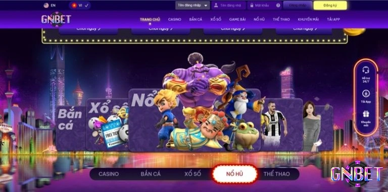 Nổ hũ GNbet – Thế giới game đa sắc màu 2024